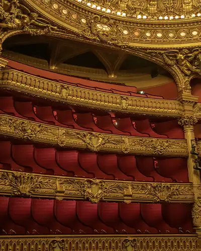  france, paris, and place de l'opéra in Paris, France by