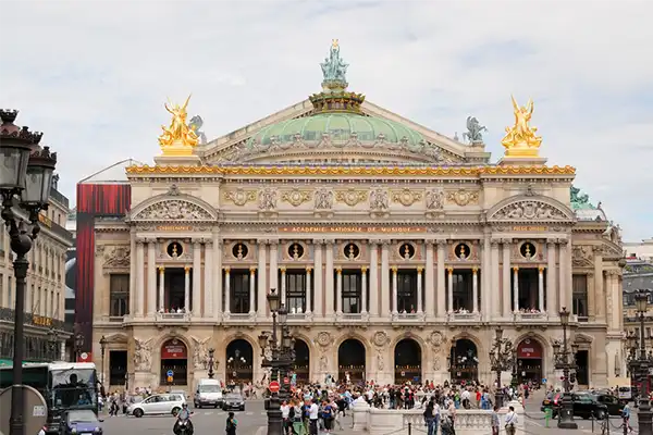 The Opera Garnier of Paris, France