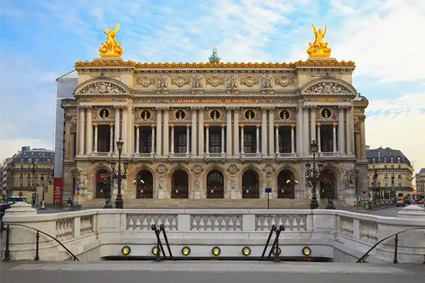 Facade of The Opera or Palace Garnier. Paris, France