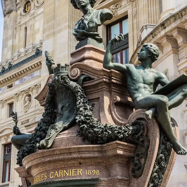 
View of opera Garnier, Paris, France.